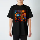 Erika_ArtistryのPsychede Calico #1 Regular Fit T-Shirt