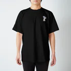 犬好きさんのためのTシャツ屋さんのジャックラッセルテリア　Tシャツ　黒Ver Regular Fit T-Shirt