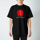 Spirit of Japan (Nippon)のF-print Black T-shirt 02 スタンダードTシャツ