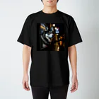 kafumiの夜の街掲示板ハスキー スタンダードTシャツ