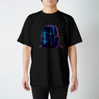 LotusLeafLoomのネオンカラーバックパック Regular Fit T-Shirt