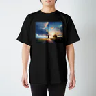 【怪しいゲーム部屋】の夕日 スタンダードTシャツ