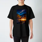 卯月なのかのMidnight Journey　〜静雅な真夜中の旅〜　No.5「双星」 スタンダードTシャツ