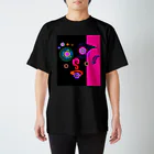 HirockDesignJapanのLeaf Face Art スタンダードTシャツ