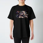 Sesilionの月下の神秘的な夜 スタンダードTシャツ