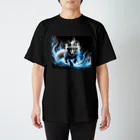 Shihiroの炎を駆ける銀狐 Regular Fit T-Shirt