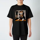 0416artの柴犬ラジオ スタンダードTシャツ