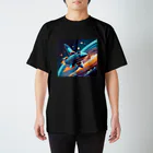 のんびりアート工房の宇宙風 スタンダードTシャツ