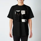 kuroneko0405の黒猫とコーヒー③ Regular Fit T-Shirt