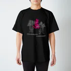 天狗達磨堂のHANATAKA-TENGU KARASU-TENGU White スタンダードTシャツ