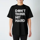 ゆっくりテニスチャンネルのD’ONT THINK HIT HARD ブラック Regular Fit T-Shirt