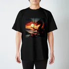 takeichi626のdragon and sunrise Regular Fit T-Shirt