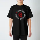 eccentric altered scale ネットショップのバンドロゴマーク（文字ホワイト） Regular Fit T-Shirt