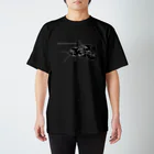 H. Osakiの翅を食べ合うリュウキュウクチキゴキブリ（黒推奨ver） スタンダードTシャツ