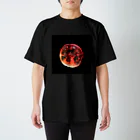 JapaneseArt Yui Shopの皆既月食 Regular Fit T-Shirt