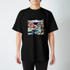 日本の風景 COOL JAPANの日本の風景:雪景色、Japanese senery:snow scene スタンダードTシャツ