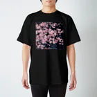 ほっと一息の夜桜 Regular Fit T-Shirt