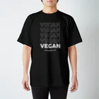 Let's go vegan!のBecause I give a **** Regular Fit T-Shirt