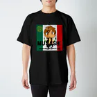 みちのくプロレス　MICHINOKU PRO-WRESTLINGのMUSASHI　イラストTシャツ スタンダードTシャツ