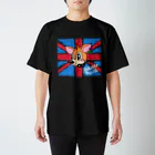 mokugyobuchoのバンビ&ユニオンジャックカラフルver Regular Fit T-Shirt