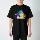 八咫烏帽子の鳥小屋のカラフルロング Regular Fit T-Shirt