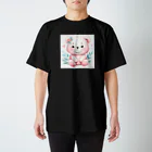 Pure Heartのクマ　水彩 スタンダードTシャツ