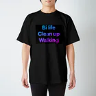 mamixmamixのBi life Clean up Tシャツ ユニバース Regular Fit T-Shirt