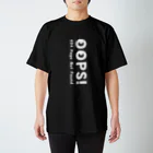 QROOVYのエラーコード Oops! 404 page not found 03 スタンダードTシャツ