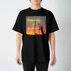 shibazakuraの夕暮れ　happinessシリーズ Regular Fit T-Shirt