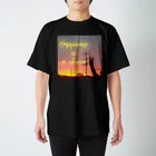 shibazakuraの夕暮れ　happinessシリーズ スタンダードTシャツ