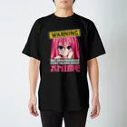 World_Teesの警告：勝手にアニメについて話し始めるかもしれません Regular Fit T-Shirt