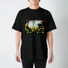 むぎちゃさぼてんの厭世に咲く スタンダードTシャツ