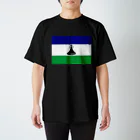 お絵かき屋さんのレソトの国旗 スタンダードTシャツ