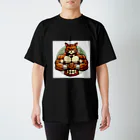 MUSCLE CAT 🐈🐈‍⬛のマッスルキャット　キジ虎 スタンダードTシャツ