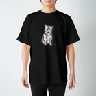 HUMMING BIRD DESIGNの寝ぼすけニコちゃん Regular Fit T-Shirt