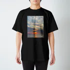 usa7の朝焼け-02 Regular Fit T-Shirt