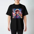 そこら辺の田中の春の冒険する女の子 スタンダードTシャツ