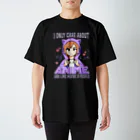 World_Teesのアニメガール - アニメと多分3人くらいしか興味がない スタンダードTシャツ