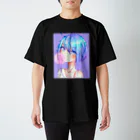 World_Teesのバブルガムを噛むアニメガール 日本の美学 アニメオタク Regular Fit T-Shirt