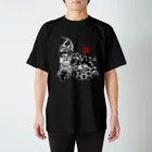 出雲神楽グッズショップの神楽Tシャツ｢スサノオ01｣・墨絵風(濃色地) Regular Fit T-Shirt