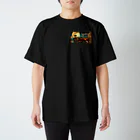 Relax Lofi Lifeの【 OIRAN   -- 花魁  -- 】　Japanese Lo-fi HipHop Regular Fit T-Shirt