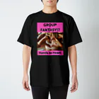 Koji_YamanouchiのGROUP FANTASY(Hands to Heart)やまぴーデザインオリジナルTシャツ Regular Fit T-Shirt