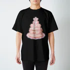 moom's shopのcake bear pink Regular Fit T-Shirt