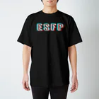 流行語Tシャツ倶楽部の 【MBTIシリーズ】ESFP Tシャツ[黒] Regular Fit T-Shirt