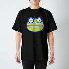 BAMI SHOPのカエルくん（ブルーライン） スタンダードTシャツ