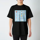 はかなシのうぱえにっき「毎日」あおver. スタンダードTシャツ