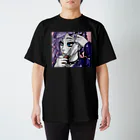 Gothestのゴスカード：アイライナー使い / Goth Card: Eyeliner on Point スタンダードTシャツ