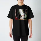 Gothestのゴスカード：遮光カーテン / Goth Card: Blackout Curtains Regular Fit T-Shirt