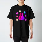 MikeHouseのねぼすけうさぎと世界のたまご スタンダードTシャツ