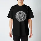 makkura.のようもようround (white) Regular Fit T-Shirt